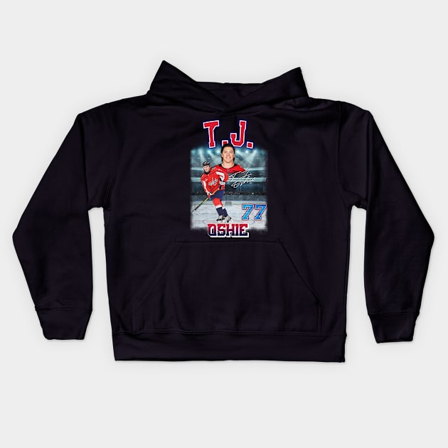 T.J. Oshie Kids Hoodie by Rakuten Art